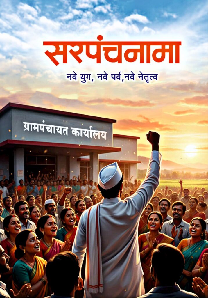 सरपंचनामा पुस्तक — कव्हर १